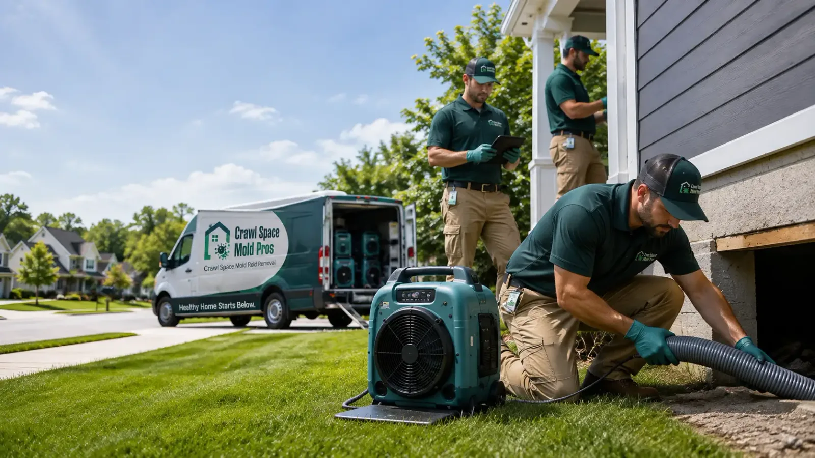 Crawl Space Mold Removal in Lancaster, MN